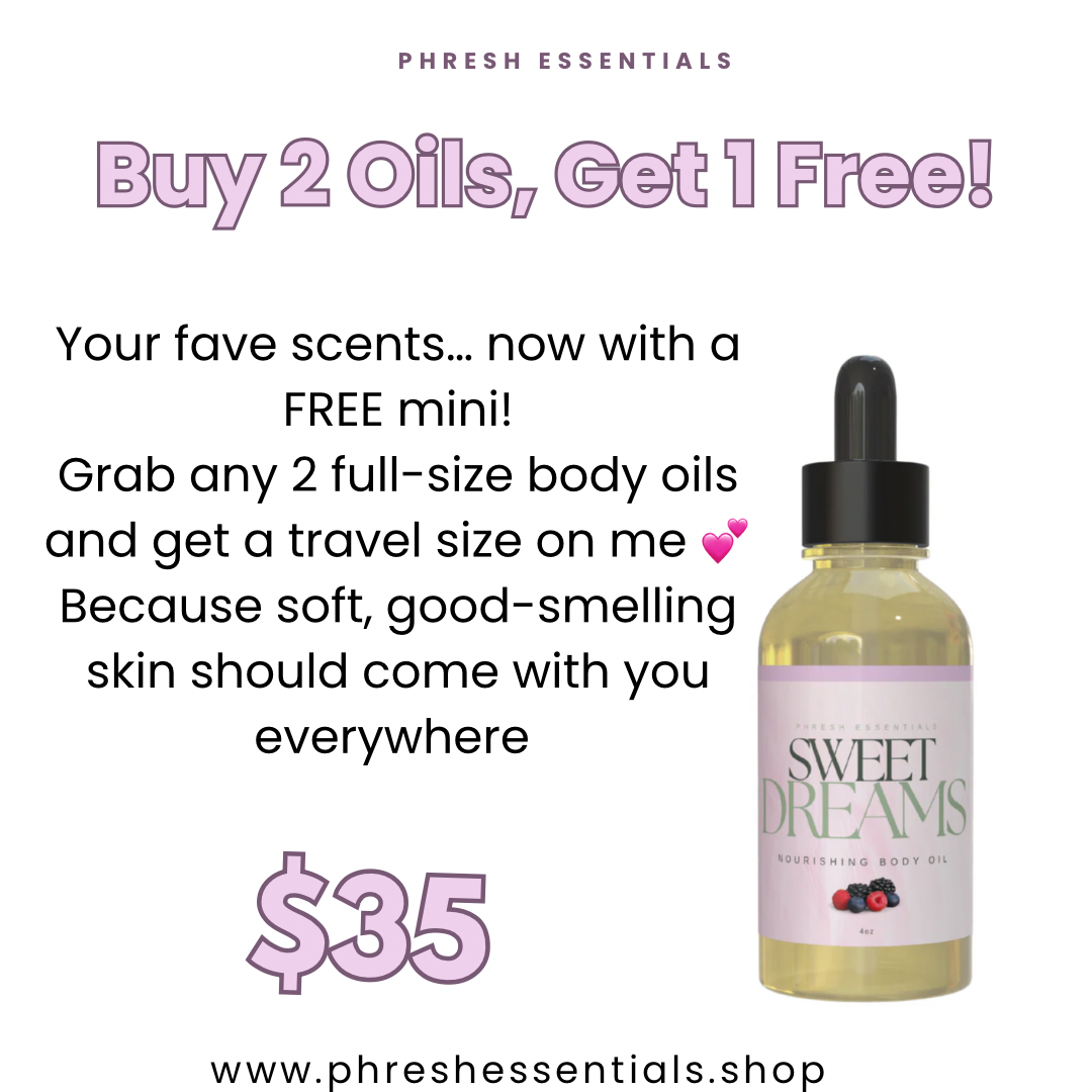 The Phresh TRIO - Buy 2 Oils, get 1 free Travel size!